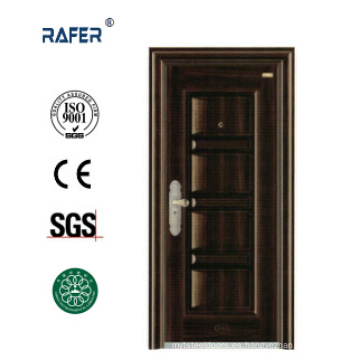 Puerta de acero de color marrón oscuro (RA-S060)